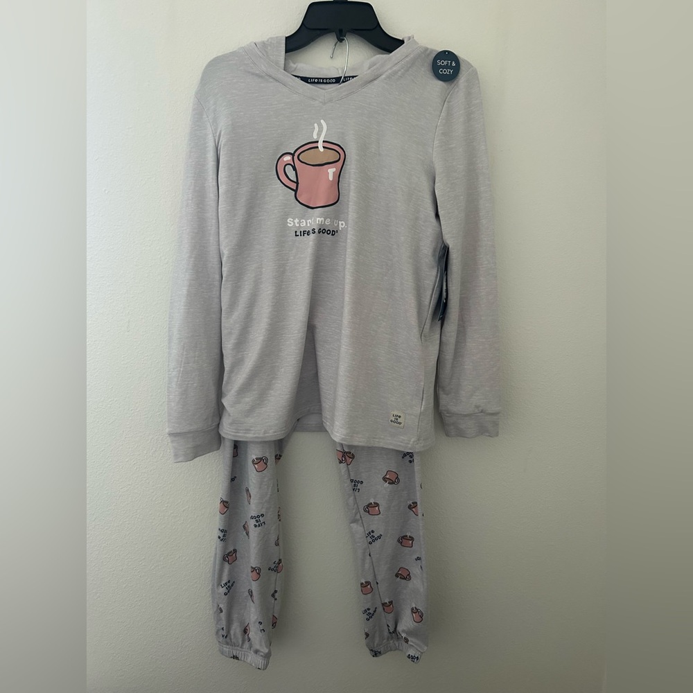 NWT Life Is Good Sleep Set